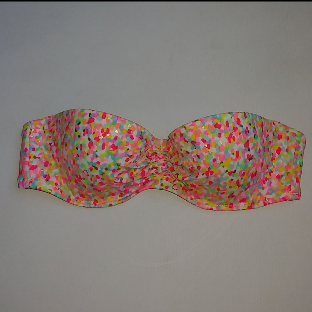 Multicolor Victoria's Secret Underwire Swim Top